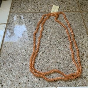 Barse Jewelry - NWT BARSE orange beaded 58” stranded necklace Barse Jewelry - NWT BARSE orange beaded 58” stranded necklace